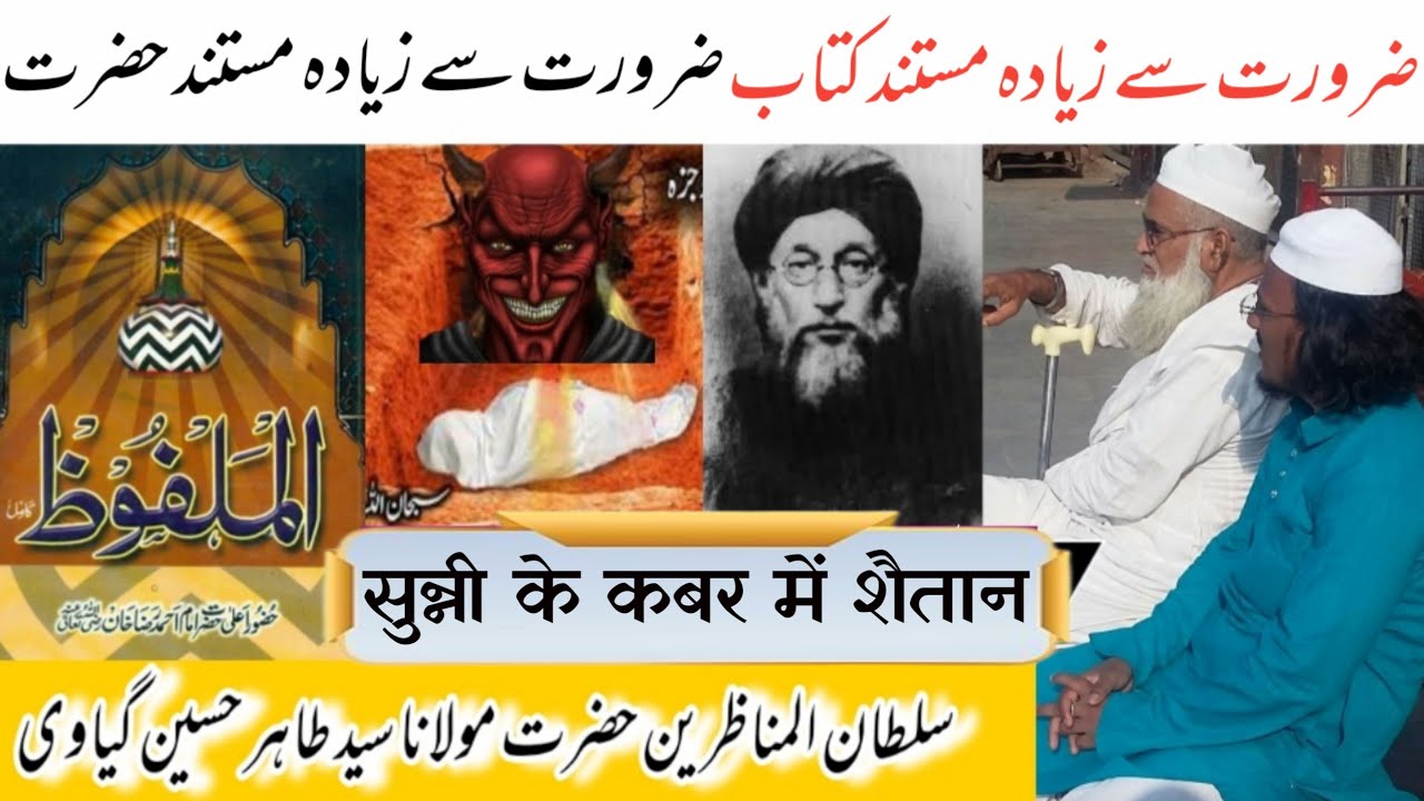 Maulana Tahir Hussain Gayawi ( सुन्नी के कबर में शैतान ) Lajawab Bayan Maulana Tahir Hussain Gayawi