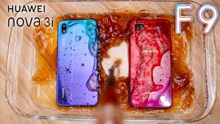 Oppo F9 & Nova 3i Pepsi Test | اختبار اغراق اوبو ونوفا في البيبسي من سيصمد؟