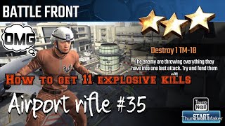 Battlefront, Sniper Strike special ops mission #35- Airport (rifle/zone10) screenshot 1