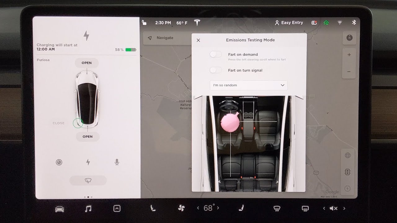 Tesla Emissions Testing Mode Experience (in 5.1 Surround Sound) YouTube