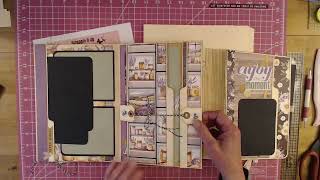 File Folder Folio Album Tutorial - March Madness Project Profile