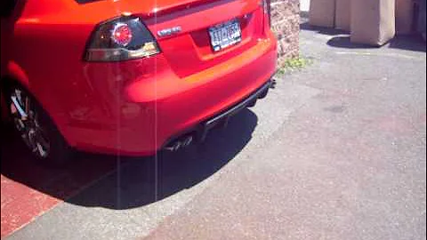 Pontiac G8 GXP with ARH 1 7/8" longtube headers / stock axlebacks