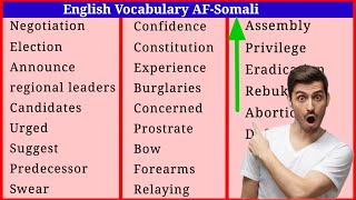 ku Baro English-ka AF-Somali || New Words ( Vocabulary ) screenshot 2