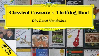 ASMR Classical Music Thrifting #HAUL ~ Cassette Tapes #AMWF