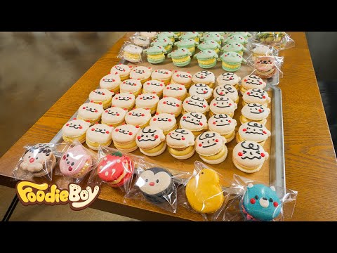 수제 캐릭터 마카롱 / Fantastic Colorful <strong>Macarons</strong> - Korean Street Food