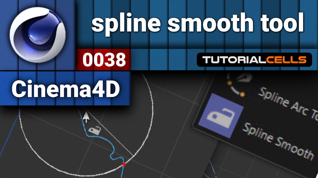 0038. spline smooth tool in cinema 4d
