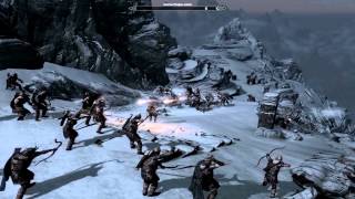 Small battle of High Hrothgar (TEST VIDEO) @The_Jebastian