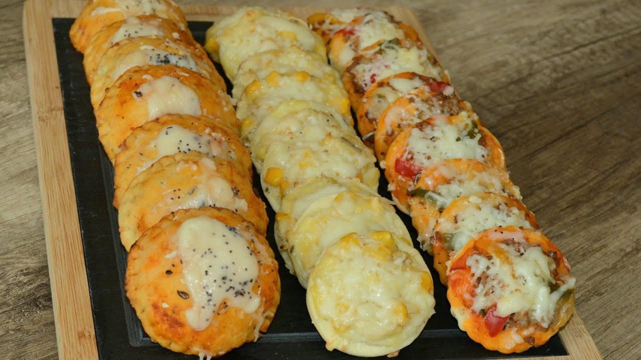 3 أنواع  بيتزات  صغار  كيدوبو  في الفم غادي يرجعوا  معتمدين بكمية  وفيرة مع طريقة  الاحتفاظ  بهم