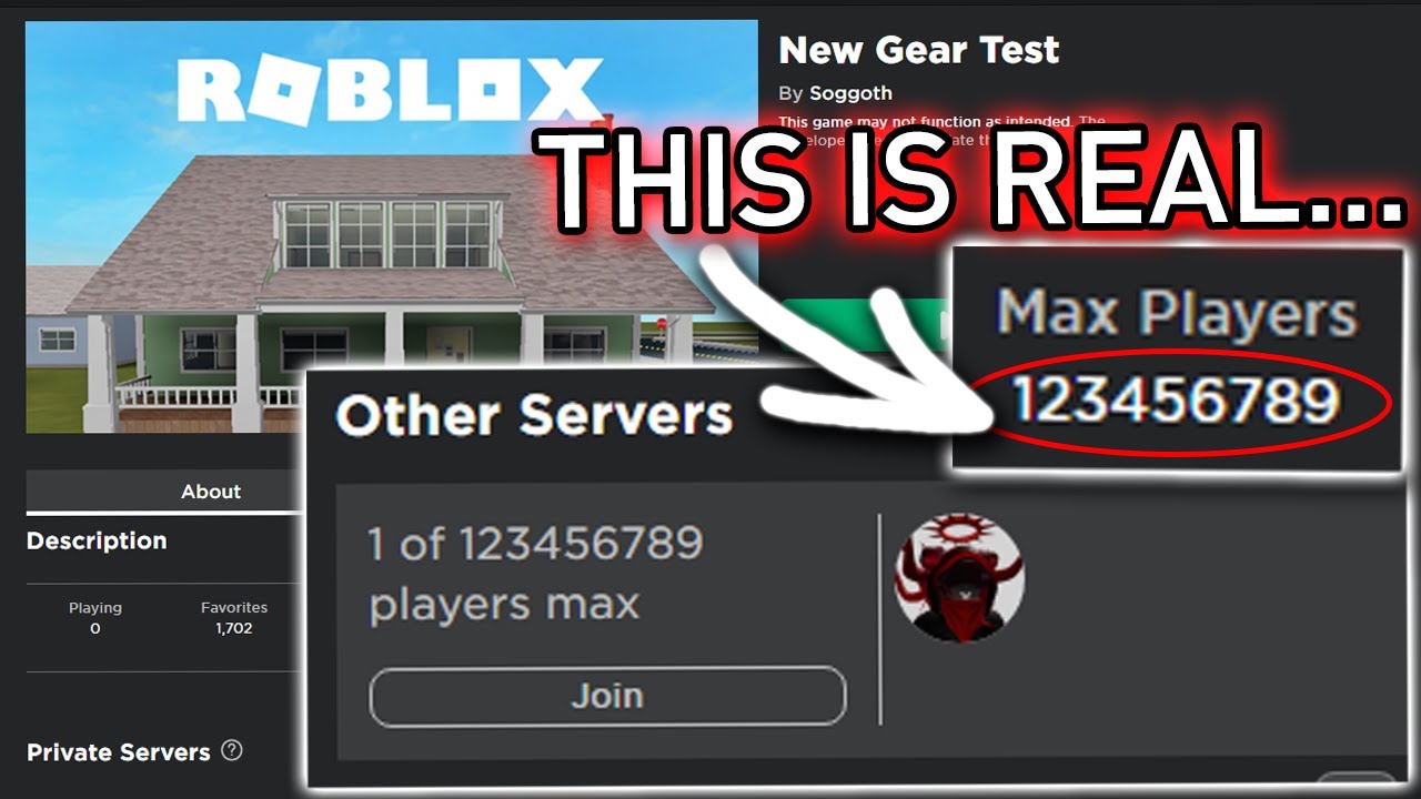 Roblox Game Has 100 Million Max Players How Is This Possible Youtube - how to tell if a roblox server allows grear