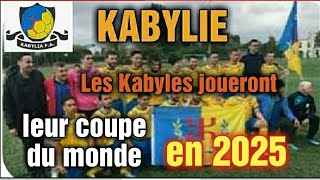 KABYLIE Les Kabyles joueront leur Coupe du monde en 2025 avec la CONIFA en attendant la FIFA après