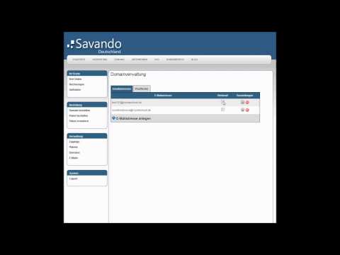 Savando.de Webmail Zugang
