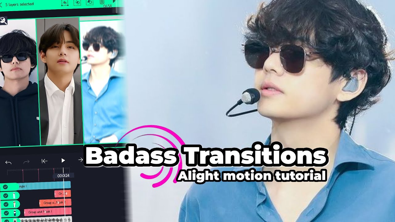 Badass Transitions for edits | Alight Motion Tutorial Pt. 1 - YouTube