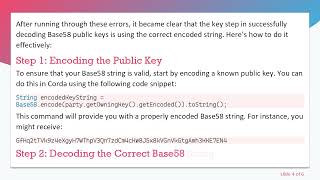 Unlocking The Mystery Of Corda Decoding Base58 Public Keys Made Easy
