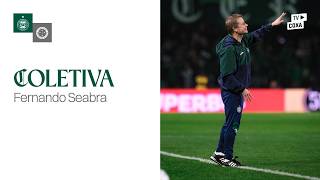 🎙️ COLETIVA | Coritiba 0x1 Cruzeiro | Entrevista com o técnico Fernando Seabra.