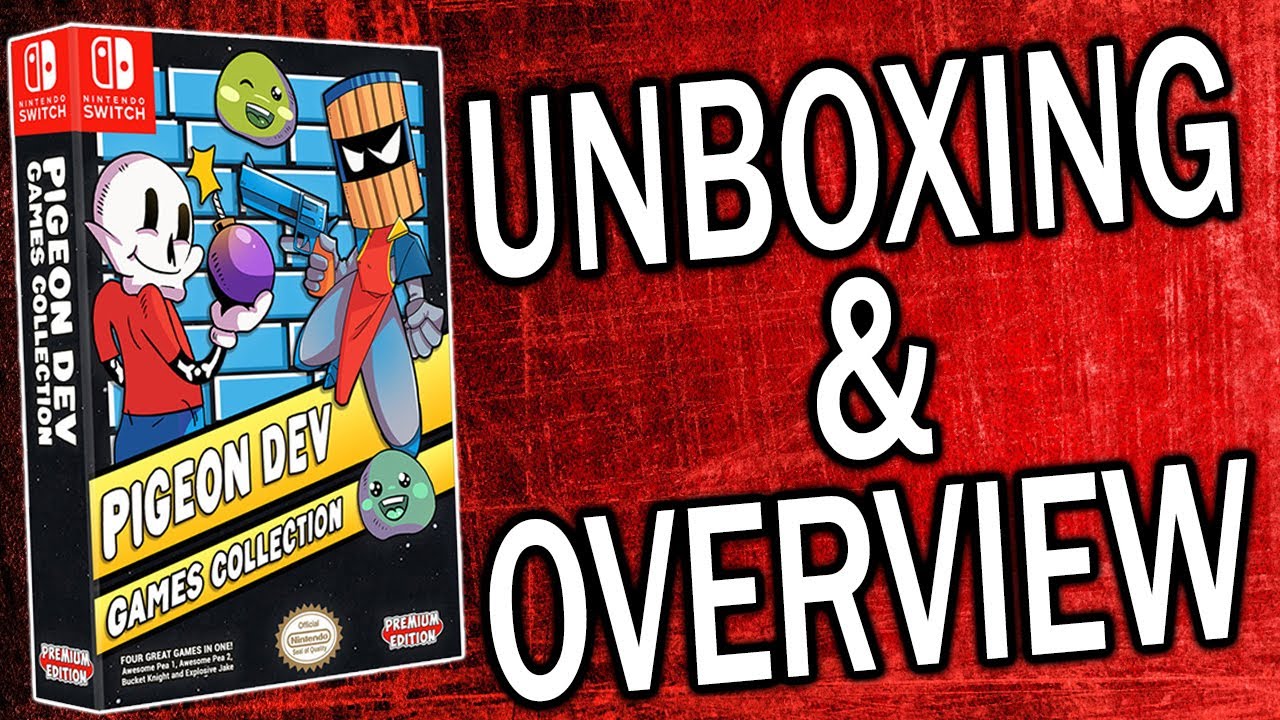 Unboxing Pigeon Dev Games Collection For The Nintendo Switch | Premium Edition Games