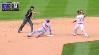 CHC@COL: CarGo cuts down Zobrist at second from right Wealth