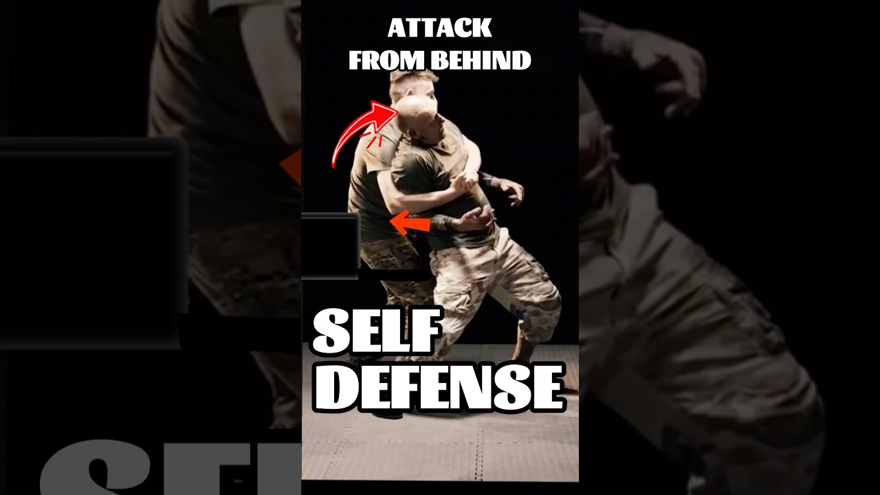ATTACK FROM BEHIND.| Best Self-Defense Techniques. #boxing #streetfigther #fighter #fyp #selfdefense