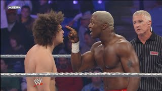 Shelton Benjamin vs Carlito: WWE ECW March 25, 2008 HD