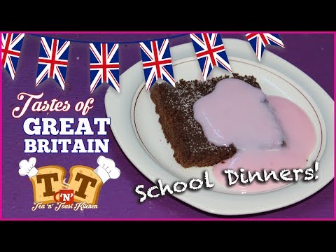 Chocolate Tarmac x Pink Custard - School Dinners!