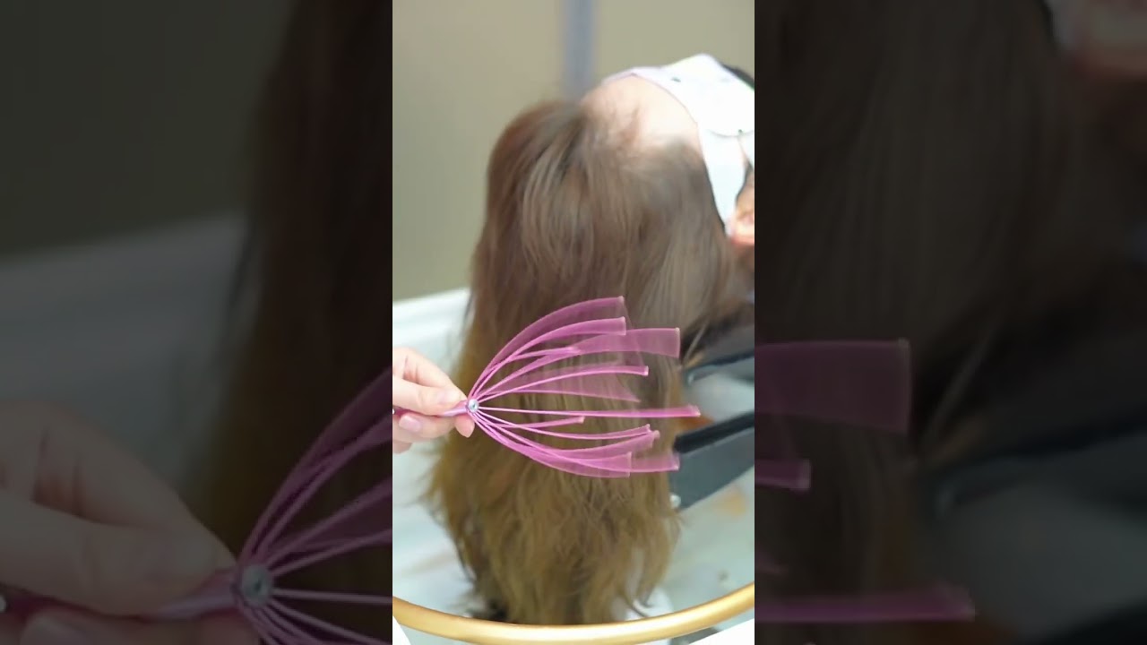 ASMR Chinese herbs head spa 