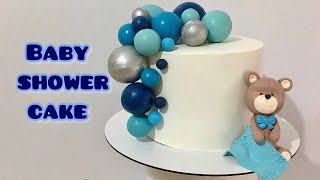 Most Amazing BABY SHOWER Cake Decorating  + Bear Cake Topper Idea | Fun \& Creative Cake Decorating
