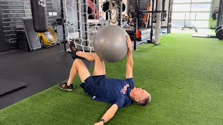 Swiss Ball Breath Based Oblique Roll