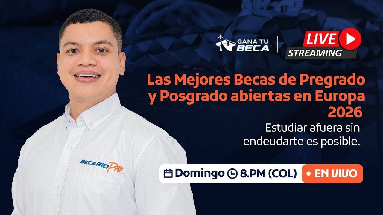 Las Mejores Becas de Pregrado y Posgrado abiertas en Europa 2026 - YouTube