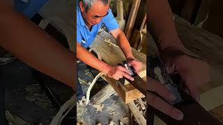 Old Carpenter’s Hand Plane Magic — Perfectly Smooth Wood in Seconds ✨