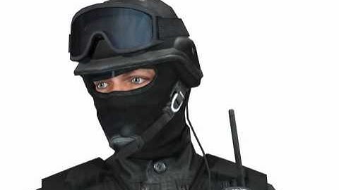 SWAT tactical unit 3d model by Rocketbox Libraries #m158 talk close