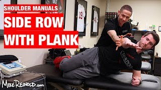 Scapular Retraction Rows - Sidelying with Plank