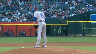 LAD@ARI: Maeda holds D-backs to three before injury