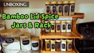 UNBOXING: Bamboo Glass Spice Jar and rack @CoastalCraftFilAm