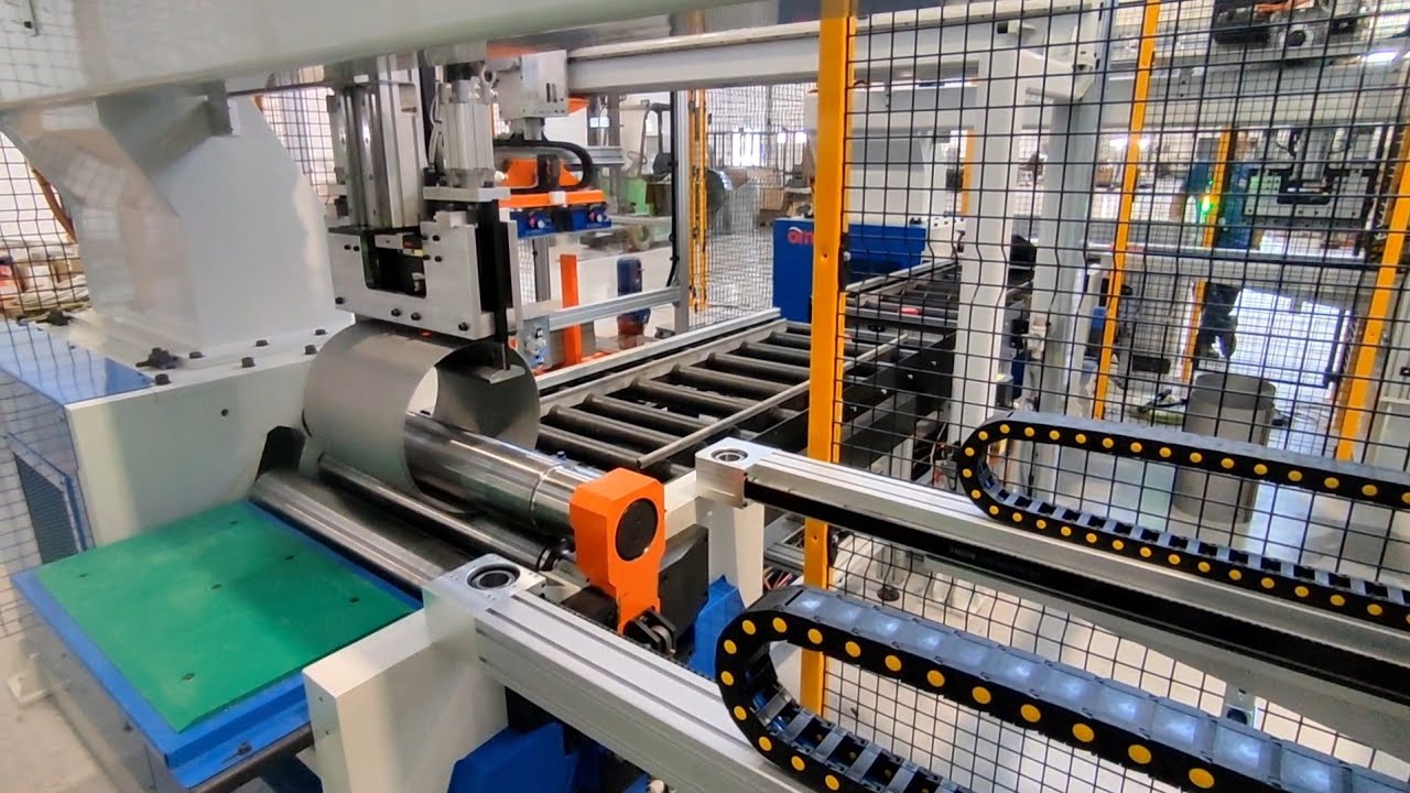 Calandra 4 rulli cnc a doppia stazione OMCCA_OMCCA double-station 4-roll CNC plate bending machine