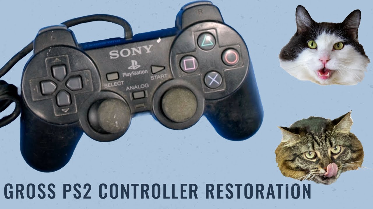 Flea Market Find: Restoring a Gross PS2 Controller!