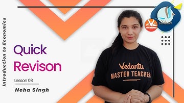Introduction To Economics | Quick Revision | Udaan - For Class 10th Moving To 11th| Vedantu Commerce