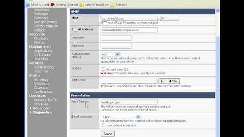 AskoziaPBX - Voicemail setup