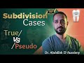 Subdivision cases ( True / Pseudo) || Dr. Abdallah El-hussieny