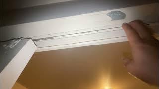20251020 7th Ave lower unit Repair closet door track loose