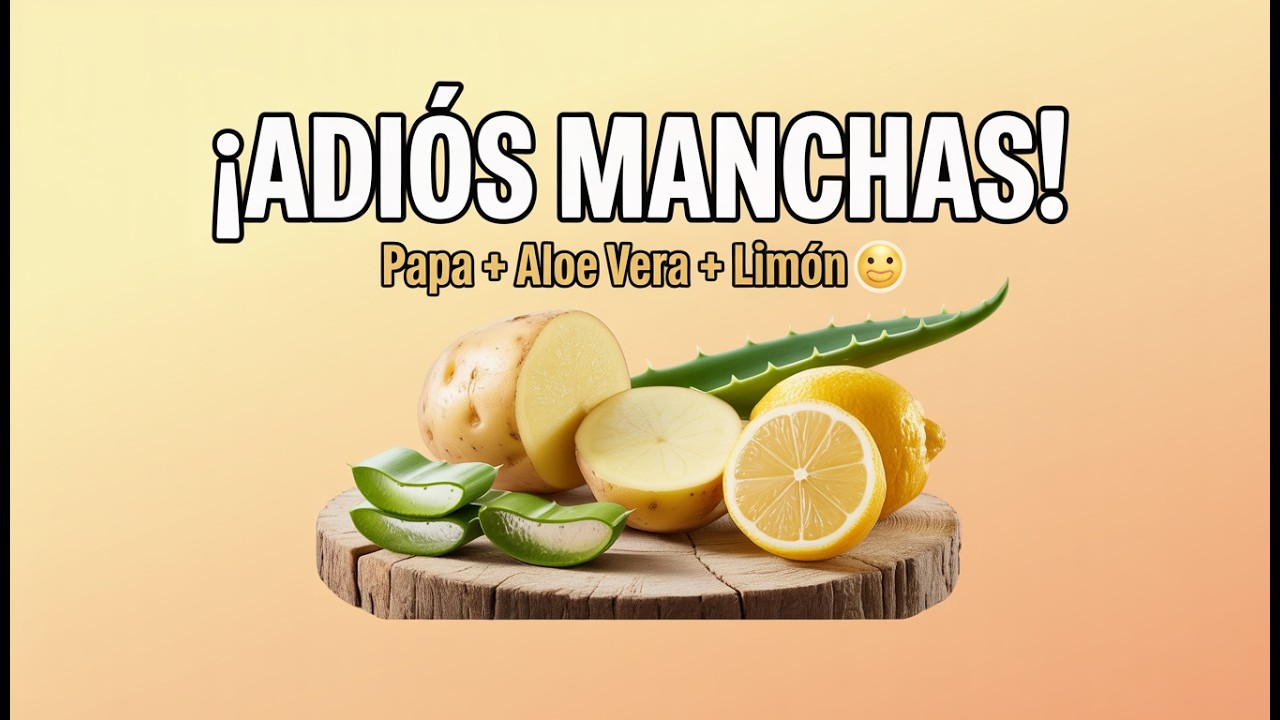 MANCHAS EN LA CARA: PAPA CRUDA ALOE VERA Y LIMÓN que las Aclaran ...