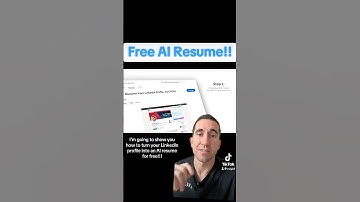 Free resume tool! LinkedIn profile to Resume by CVGist. #resume #cv #jobsearch #jobseekers #fyp
