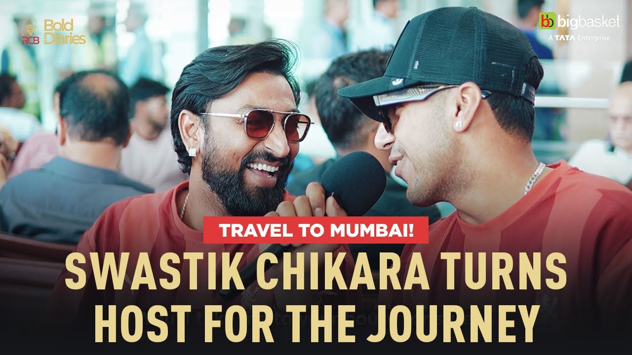 Travel Chatter: Bengaluru to Mumbai ft. Swastik Chikara and boys | IPL 2025 | RCB Bold Diaries