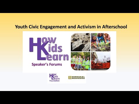 Youth Civic Engagement and Activism in Afterschool