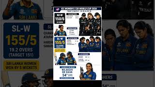 SL-W vs NZ-W 🏆⚡ #worldcup #cricket