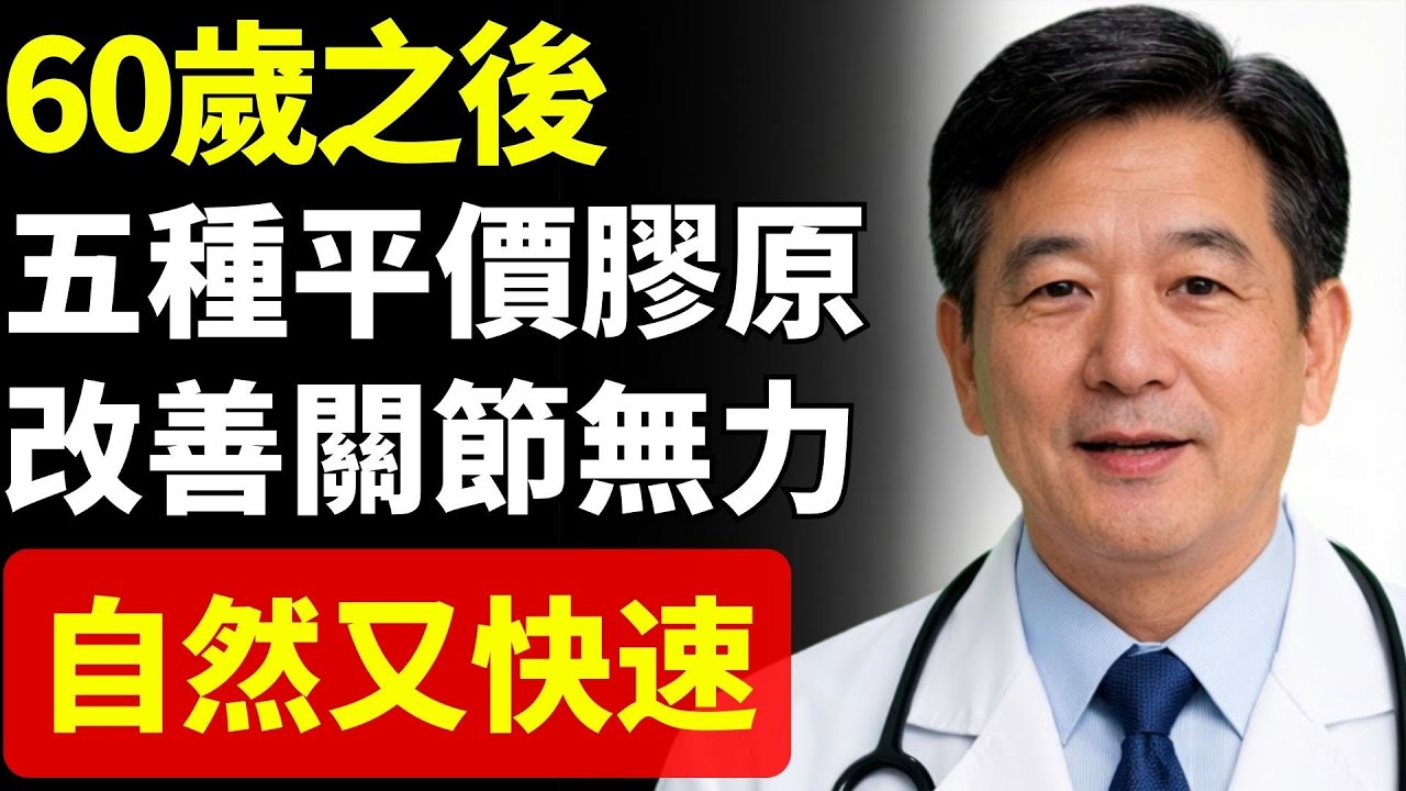 60歲後必看：5種便宜膠原蛋白食物，修復關節無力、減少疼痛