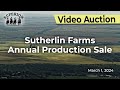 Sutherlin farms red angus annual production sale