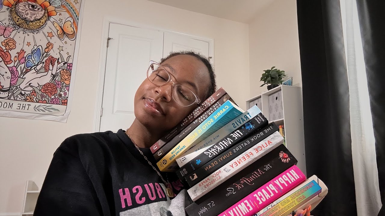 Asmr Book Stack ASMR book haul pt. 2 - YouTube