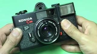 コニカC35EF ピッカリコニカ の使い方 KONICA C35 EF How to use 1970s world's first strobe built-in camera