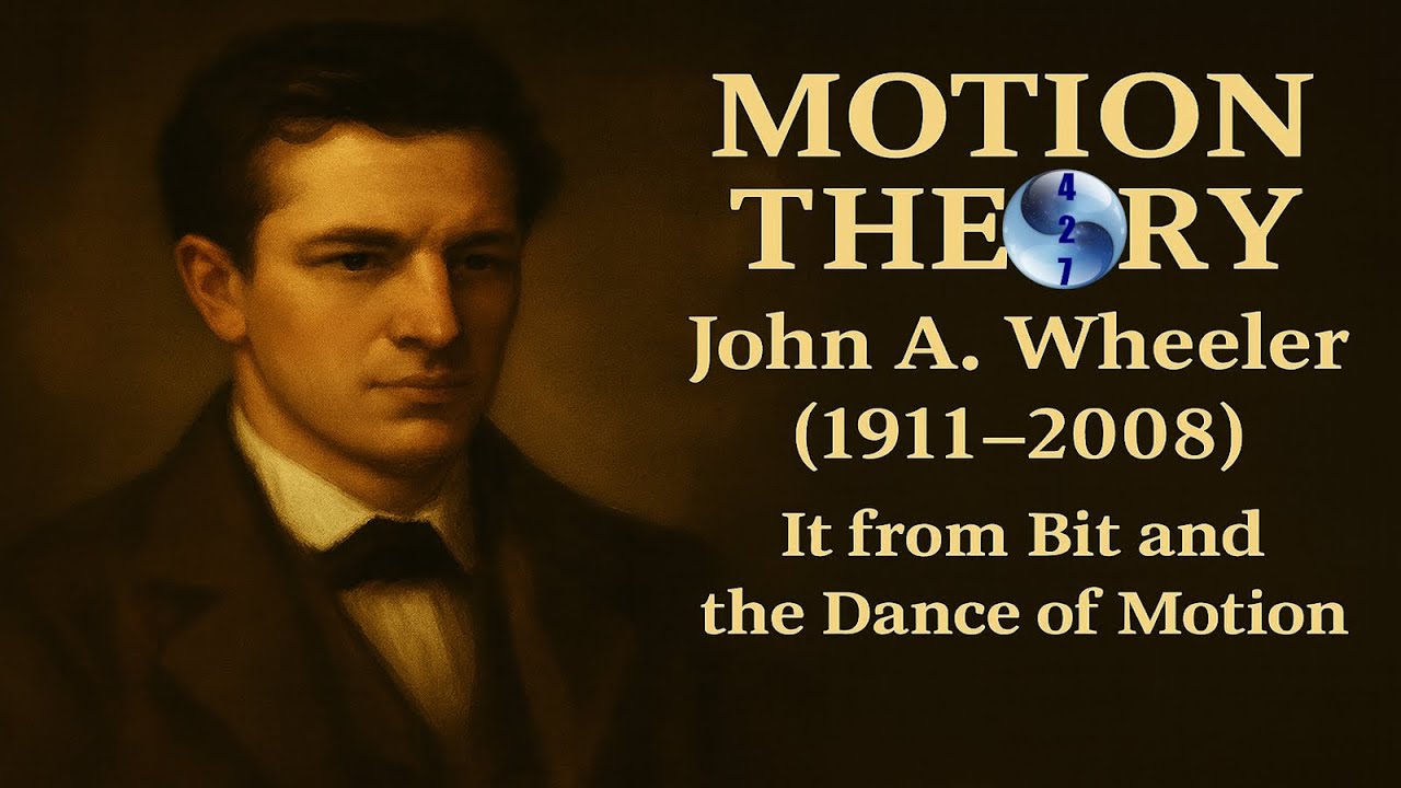 Джон Арчибальд Уилер (1911–2008) — «Оно из бита, пена из движения»