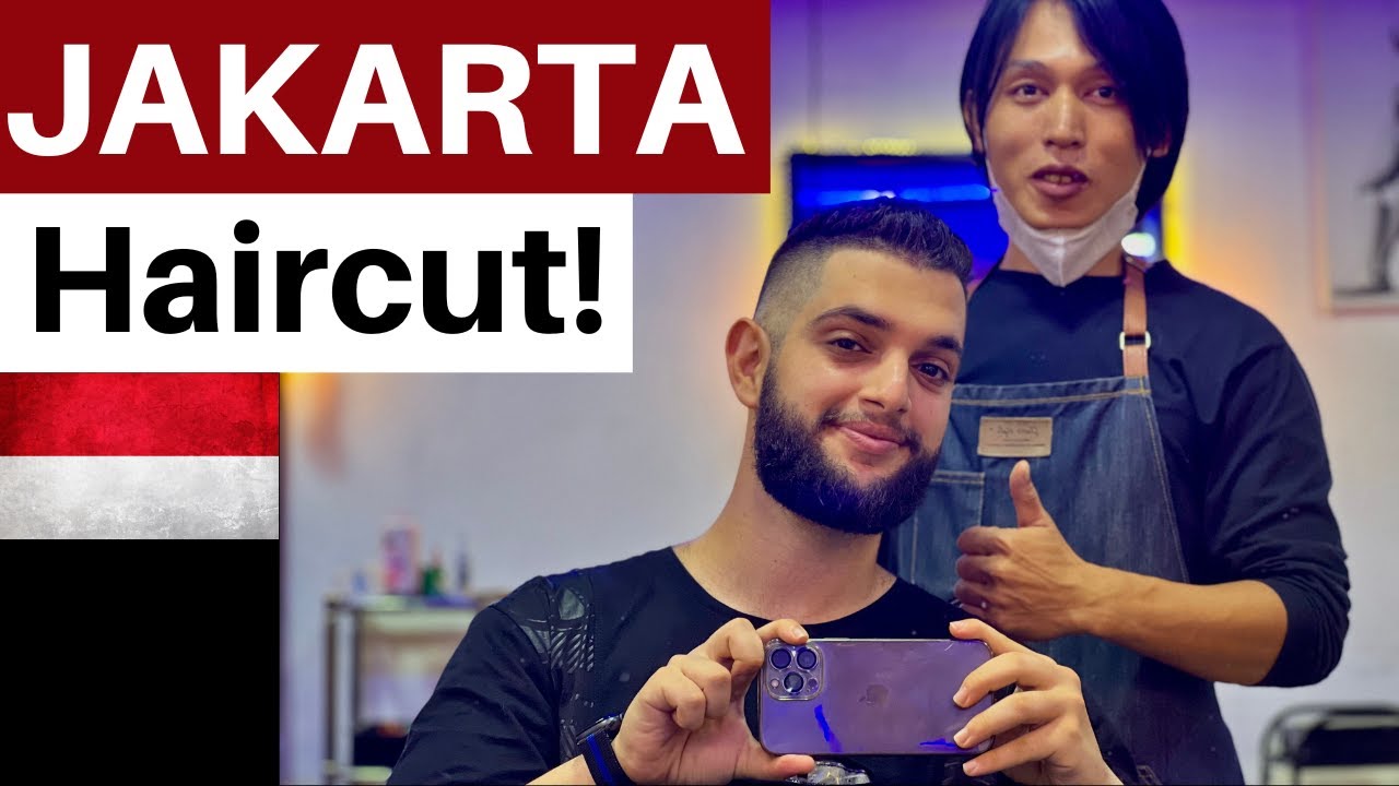 JAKARTA haircut! 🇮🇩 He is very professional🔥 YouTube