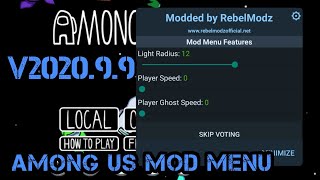 Among Us v2020.9.9 mod menu || RebelModz